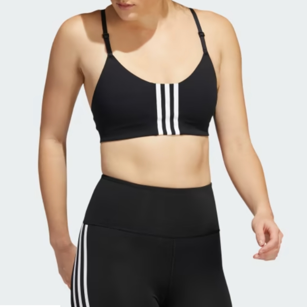 Adidas Aeroimpact training light support black bra, women's M A-C/S A-C